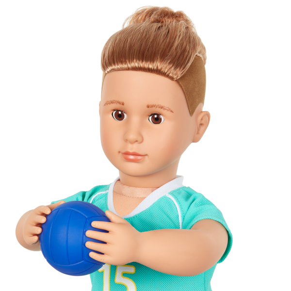 Our Generation Posable 18" Boy Doll Volleyball Player - Johnny