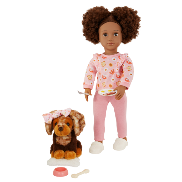 Our Generation Camryn & Coco 18" Matching Doll & Pet Set