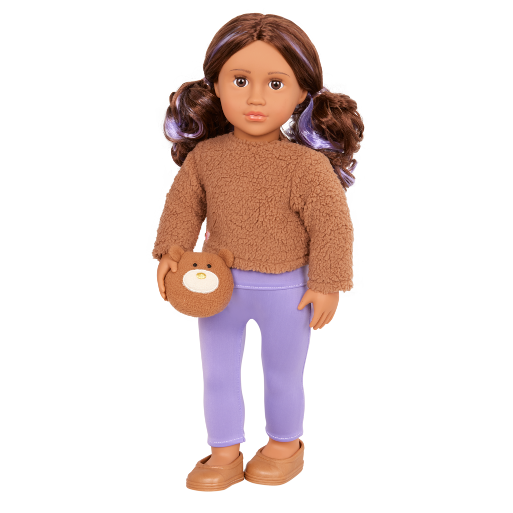 Our Generation Mylena 18" Fashion Doll with Plush Bear