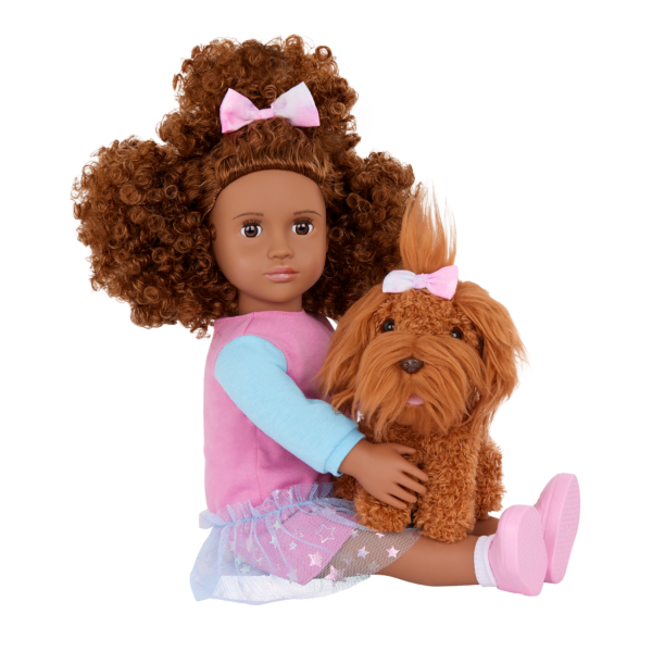 Our Generation Safie & Ginger 18" Doll & Pet Puppy Set