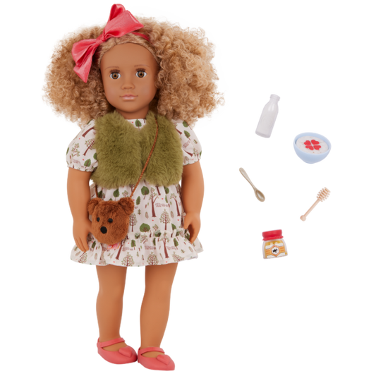 Our Generation Addison 18'' Fashion Doll Goldilocks-Inspired Outfit & Accessories