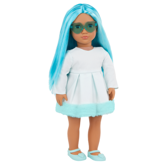 Our Generation Capri 18" Fashion Doll with Bubblegum Blue Hair