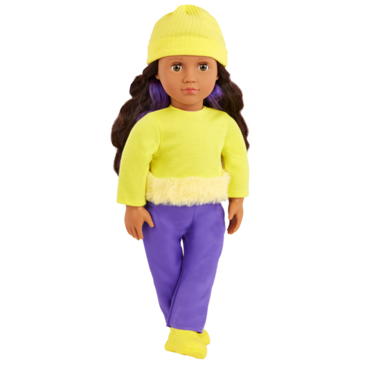 Our Generation Sola 18" Fashion Doll in Color Block Outfit