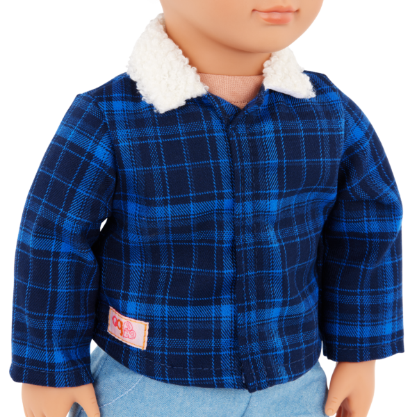 Our Generation Dustin 18" Boy Doll in a Western-Style Country Outfit