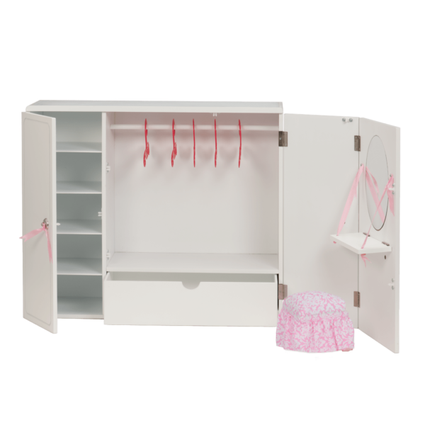 Our Generation Playset - Wooden Wardrobe for 18" Dolls