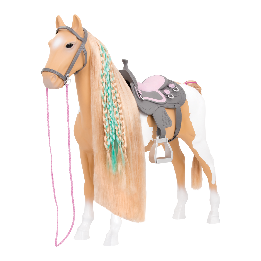 Our Generation 20" Palomino Hair Play Horse set for 18" Dolls