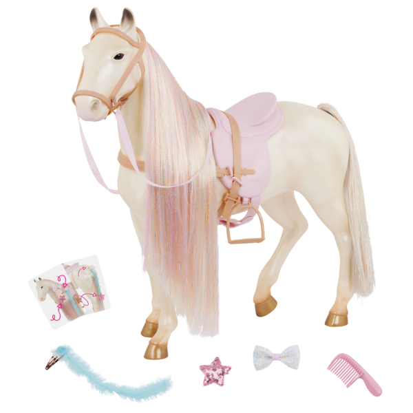 Our Generation 20" Enchanting Hair Play Horse set for 18" Dolls