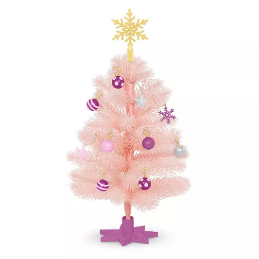 Our Generation Snowflakes & Sparkles Pink Holiday Tree Accessory Set for 18" Dolls