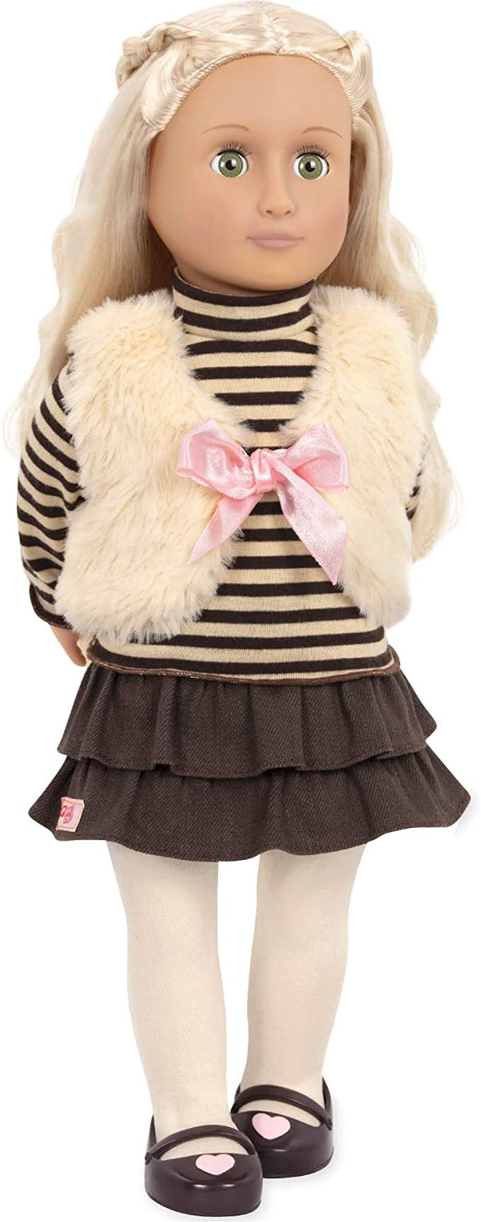 Our Generation Holly 18" Doll Stripped Turtleneck