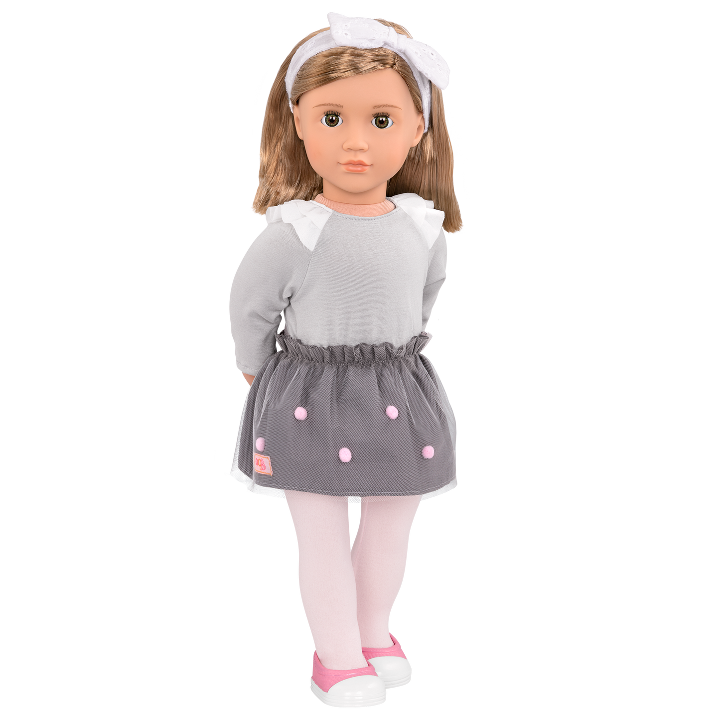 Our Generation Bina 18" Fashion Doll with Pom Pom Skirt