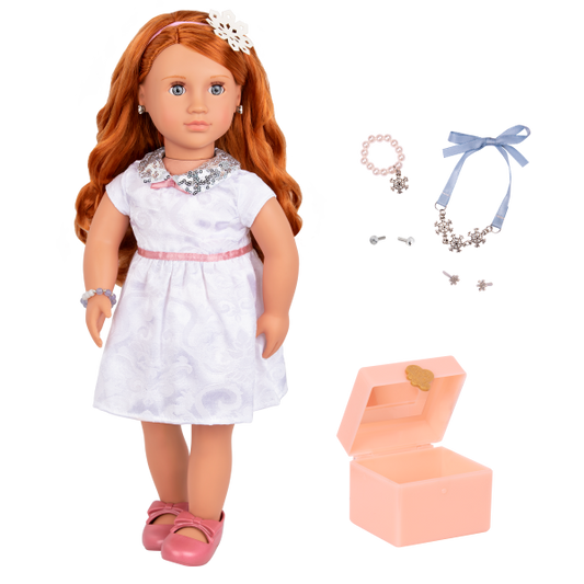 Our Generation Julissa 18" Doll with Jewelry Box & Pierced Ears