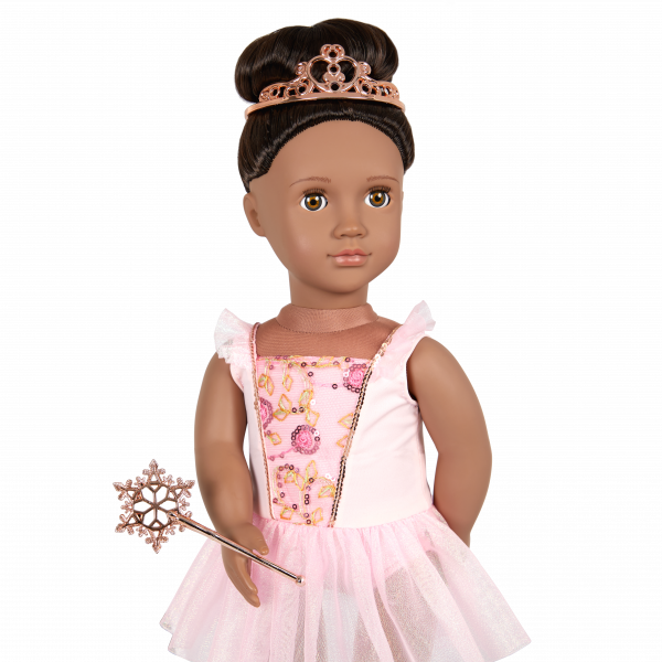 Our Generation Delmy 18" Sugar Plum Fairy Doll with Tiara & Wand