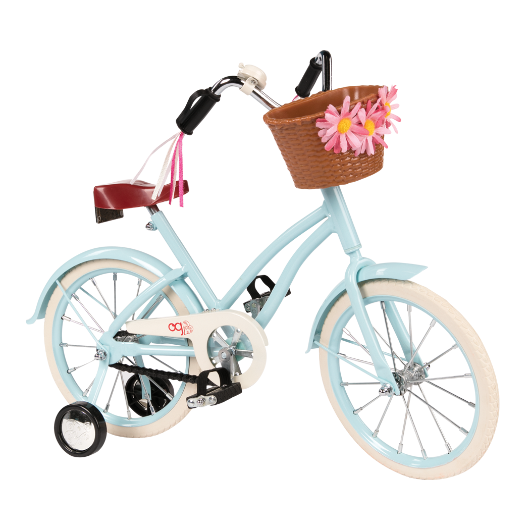 Our Generation Playset - Anywhere You Cruise 18" Doll Bicycle - Blue