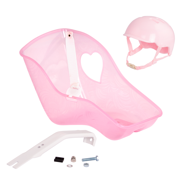 Our Generation Playset - Carry Me Bicycle Seat for 18" Dolls - Pink