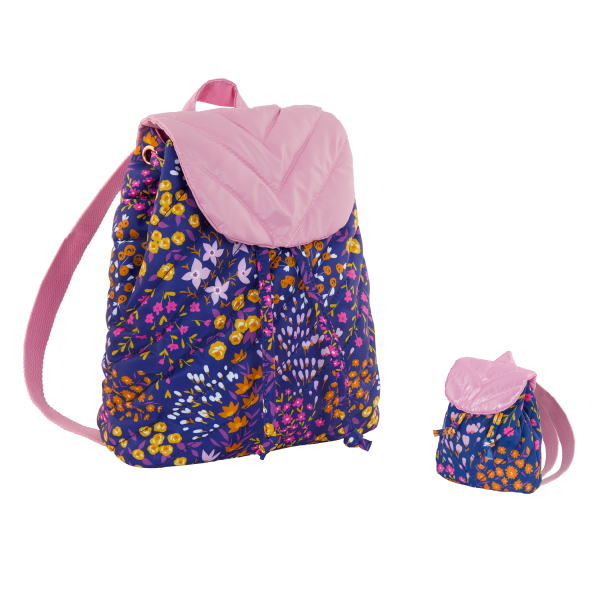 Our Generation Accessory - Me & You Matching Floral Backpacks Set for 18" Dolls