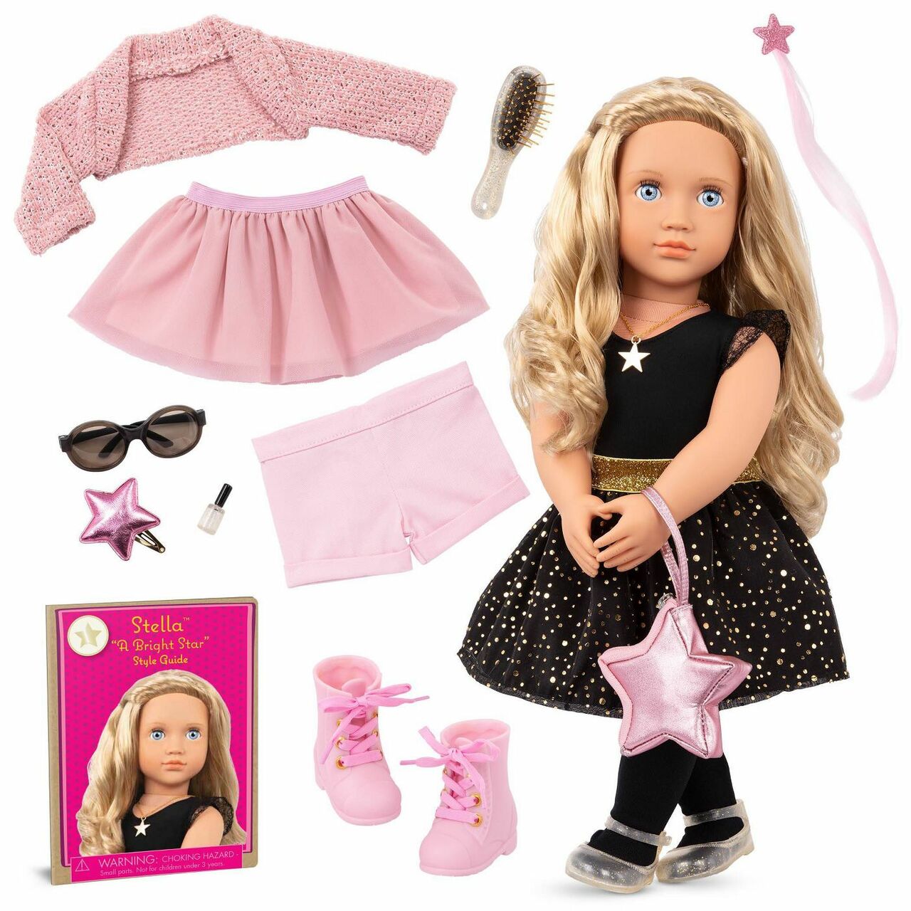 Our Generation Stella 18" Fashion Doll & Starter Kit in Gift Box with Accessories